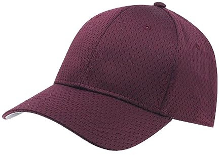 Plain Pro Cool Mesh Low Profile Structured Adjustable Baseball Cap, kastanienbraun, Einheitsgröße
