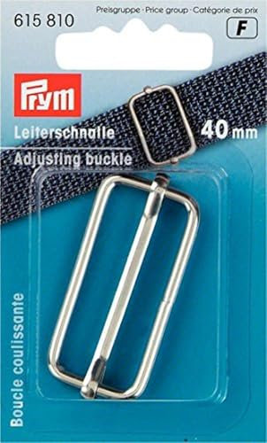 Prym Buckle, Metal, Silver, 9.5 x 6 x 1 cm