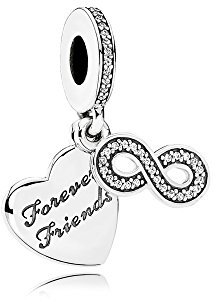 Pandora 791948CZ+Box Forever Friend Anhänger - im Set mit Box
