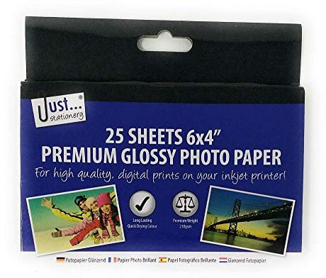 Just Stationery Fotopapier, A6, 10.16 cm (25 Stück)
