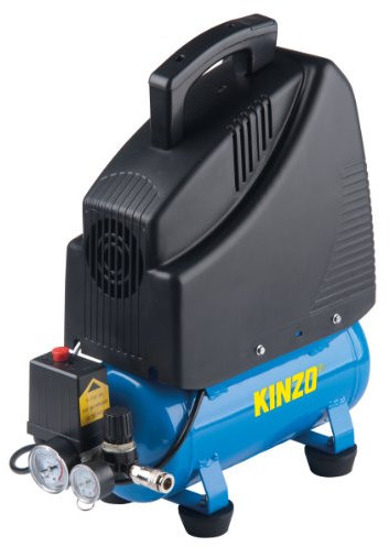 KINZO Druckluftkompressor Kompressor 6 Liter 8 bar 1200 Watt 1,5 PS 153l/min