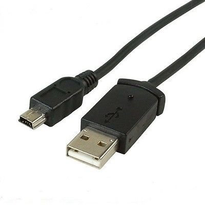 Cargador USB y cable de sincronización de datos para Garmin Nuvi Sat Nav 54 52 44 42 LM