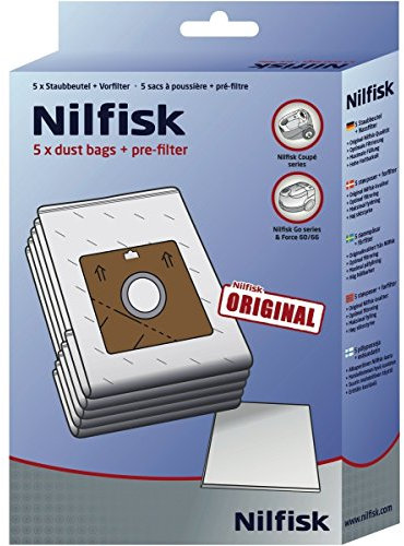 Nilfisk Two-Ply Dust Bags - Bolsa de aspiradora, 78602600