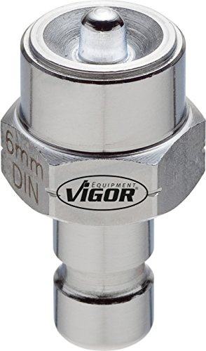 VIGOR Druckstück 6 mm, V2555 | Ø max 6 mm, 20 g, 6 mm, Druckstück 6 mm DIN, Durchmesser (min-max): 6