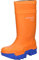 DUNLOP Purofort Thermo+ - Unisex Full Safety Waterproof Work Boots, Orange/Blue, Antistatic and Slip-Resistant Wellies with Steel Toecap for Outdoor, Farm and Industrial Work - EU44, UK10