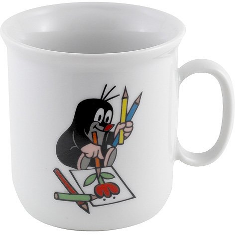 Maulwurfshop. 2121 Porzellan Tasse Becher Der Kleine Maulwurf Motiv Stifte 180 ml