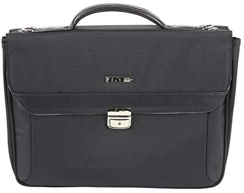 D&N Business Line Aktentasche, 41 cm, 17L, Schwarz