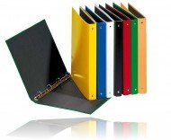 Ringbuch Basic Colours - A5, 4-Ring, Ring-Ø 25mm, farbig sortiert, 12 Stück