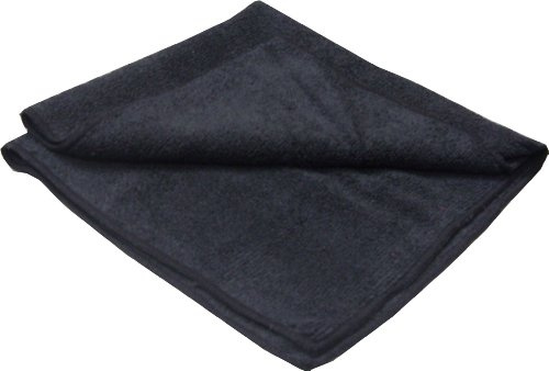 Rotweiss 1 Stück Mikrofasertuch Soft schwarz Microfaser Polier Tuch Auto Lack