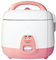 CUCKOO CR-0632 Elektrischer Reiskocher klein 1,08 Liter 6 Tassen | Warmhaltefunktion | Rice Cooker Mini | Sushi-Reis, Weiß / Rosa