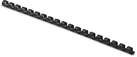 Fellowes 52366 Plastikbinderücken, 0,64 cm, 100 Stück, Schwarz