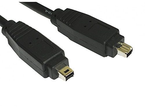 World of Data 1m Firewire Cable (4-4) - 4-pin to 4-pin - IEEE1394 - Video - Camcorder - DV - 400 - Male to Male