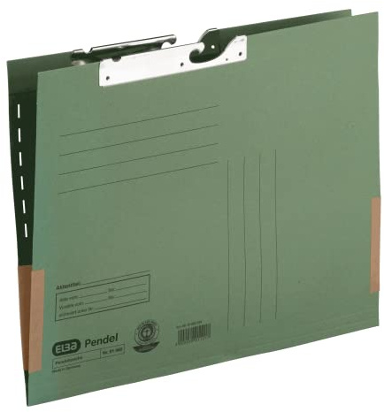 ELBA Pendeltasche, Manilakarton, grün, 50er Pack