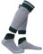 German Wear, 2-teilig Loferl Trachtensocken Trachten strümpfe Wadenwärmer, Größe:43-46;Sockenfarbe:Grau/Grün