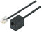 TPFNet Premium Modular-Verlängerungskabel, Telefon Verlängerungskabel (RJ11 Stecker (6P4C) / RJ11 Buchse (6P4C), 4-polig, belegt) zum Verlängern des Anschlusskabels, 6m