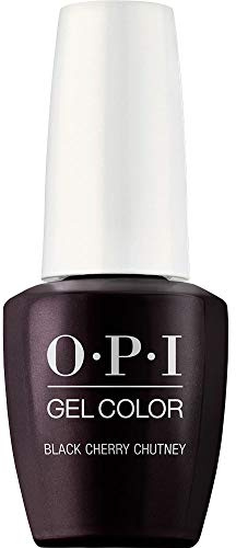OPI GelColor, Black Cherry Chutney, Red Gel Nail Polish, 0.5 fl oz