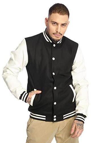 Urban Classics Oldschool College Herren Jacke Gr. Medium, schwarz