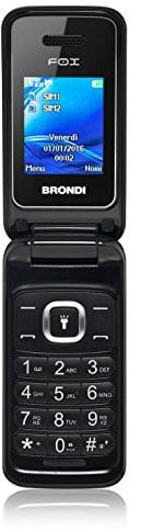 Brondi Fox Telefono Cellulare, Nero
