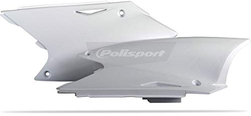 Polisport Kawasaki KX250F - Startnummerntafeln seitlich Paar Weiß - Modelles 2004-05
