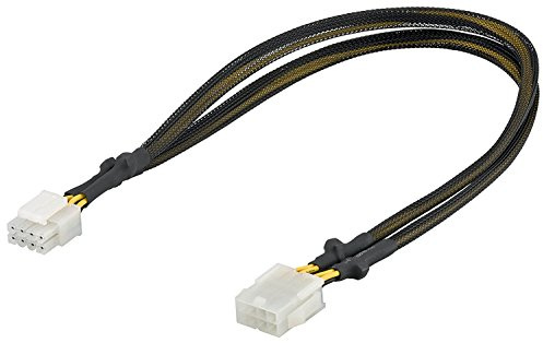 Wentronic 93870 Internes Stromkabel PCI Express 8 pin Verlängerung schwarz