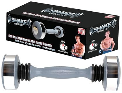 Allstar Innovations Uni – Erwachsene 5lb Men's Shake Weight Herren, Grau, 5