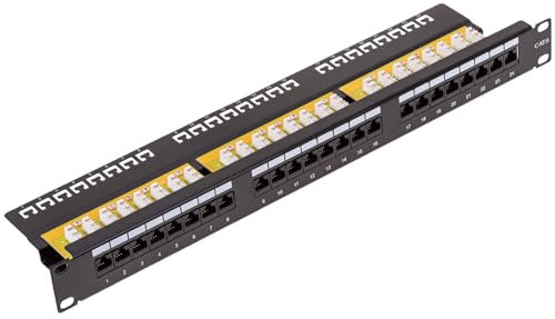 RackMatic - Panneau de brassage Patch panel 24 x RJ45 UTP cat.6 1Gb Ethernet