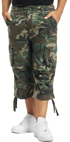 Brandit Urban Legend 3/4 Shorts, Farbe: Woodland, Größe: L