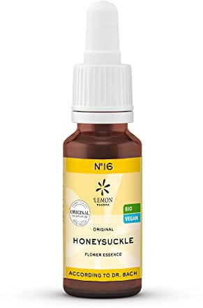 Original Bachblüten Tropfen Nr. 16 Honeysuckle (Geissblatt) von Lemon Pharma, Bio & Vegan