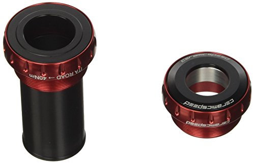 CeramicSpeed ITA SRAM GXP Road beschichtet, Innenlager Unisex – Erwachsene, Unisex - Erwachsene, Ita Sram Gxp Road Rivestito, rot