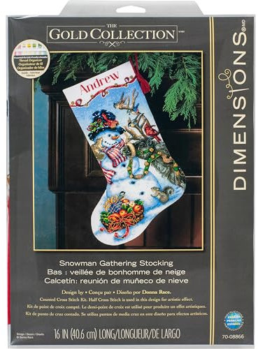 Dimensions Gezählter Kreuzstick Set, Snowman Gathering