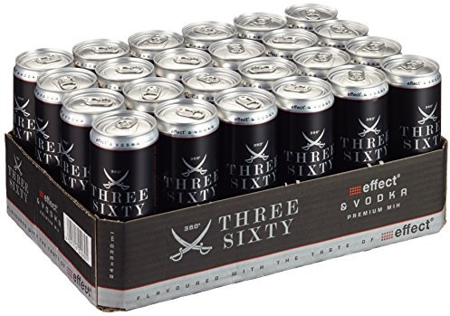 Three Sixty Energy Wodka, EINWEG (24 x 0.33 l)