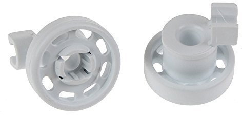 First4Spares Replacement Upper Basket Wheels for Bosch & Siemens Dishwashers (Pack of 2)