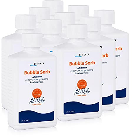 Stricker Chemie Luftbinder Bubble Sorb 400g für Wasserbetten (10er Pack)