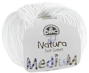 DMC - Natura Medium - 100% Cotton | For Making Home Textiles and Clothing | 50 g - 75 m - 27 Colours
