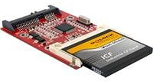 Delock Card Reader Speicherkartenleser für CFI/CFII/MD 91660 Compact Flash Cardreader Rot