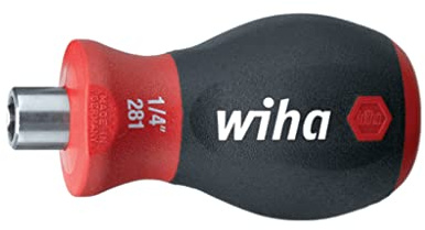 Wiha 28103 Magnetic 1/4 Bit Holder, Stubby, 57mm