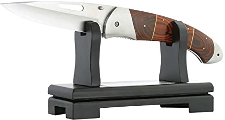 Herbertz Messer Riesen-Einhandmesser, inklusive Ständer, grau, M, 1010142810