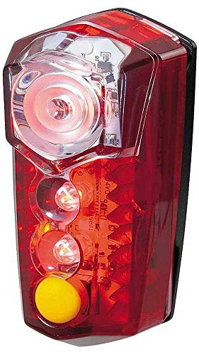 Topeak RedLite Mega Rear Safety Light - Red/Black,7.5 x 3.8 x 3.7 cm