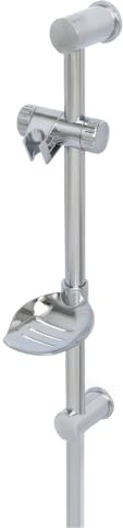 Blue Canyon Freeway Shower Riser Rail – Adjustable Chrome Sliding Shower Head Holder – Wall Mounted Bathroom Fixtures – Durable Finish, Easy Install Replacement Bar