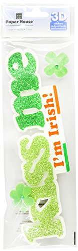 Paper House Productions STTL-0013E 3D-Karton-Aufkleber, Kiss Me (3er-Pack)