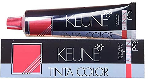 KEUNE TINTA COLOR RED INFINITY 7.46 RI MEDIUM INFINITY COPPER RED BLONDE 2.1 OZ + SILK PROTEIN & UV PROTECTION by Keune