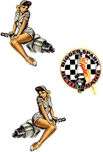 113 3x Pin Up´s Aufkleber/Sticker/Oldschool/Rockabilly/Bobber/V8/Youngtimer