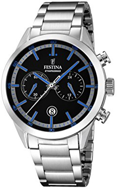 Festina Herren-Armbanduhr Chronograph Quarz Edelstahl F16826/5