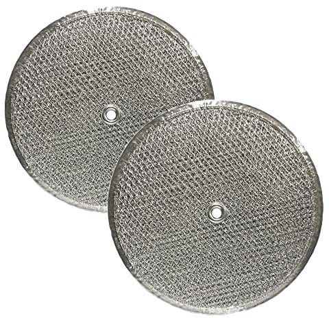 Air Filter Factory 10-1/2 Round x 3/32 With Center Hole Flat Range Hood Aluminum Grease Filters 2-Pack