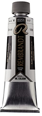 Rembrandt Huile de peinture ZINC Blanc, Zinc blanc avec huile de lin, Taille unique