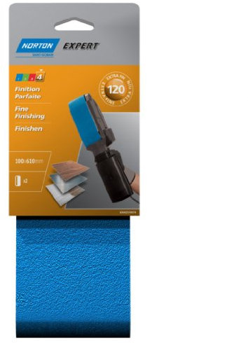 Norton Lot de 2 Bandes expert 100 x 610 Grain 120