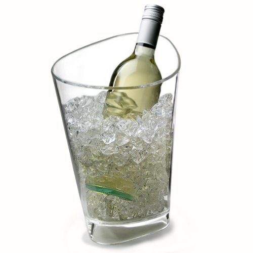 bar@drinkstuff Delta Wine and Champagne Bucket Clear | Acrylic Wine Bucket, Acrylic Champagne Bucket, Wine Cooler, Champagne Cooler