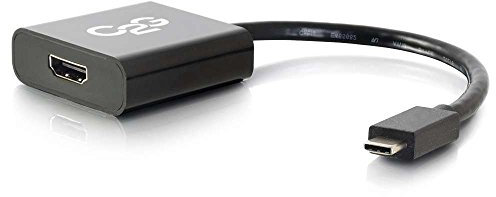 C2G USB Adapter, USB C to Display Port Adapter Converter, Black, Cables to Go 29474