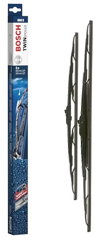 Bosch Scheibenwischer Twin Spoiler 608S, Länge: 600mm/550mm – Set für Frontscheibe