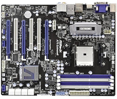 ASRock A75 Extreme 6 Motherboard (Socket FM1, DDR3, ATX, ASRock Instant Boot)